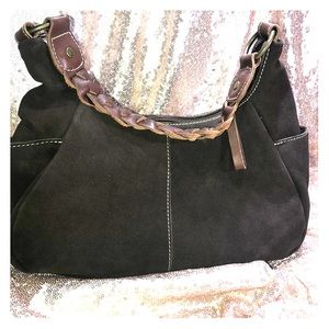 Sundance Suede Shoulder Bag